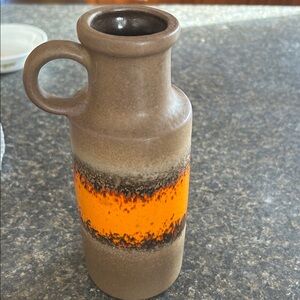 German Pottery MCM Vase Ceramic